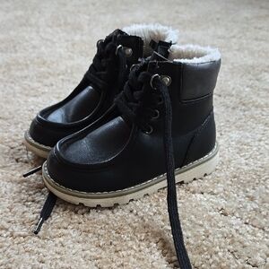 Kids Black Boots
